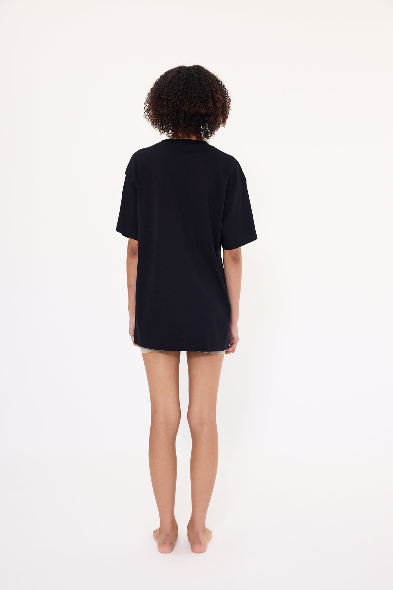 College Tee - Black / Cobalt