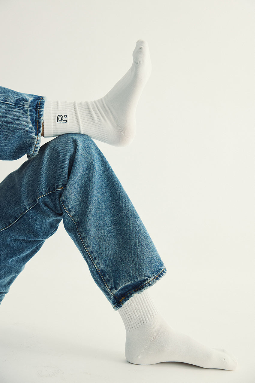 Rib Socks - Black P.