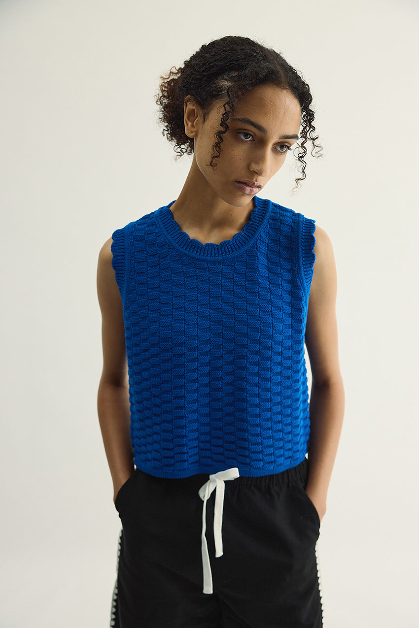 Ruth Top - Electric Blue