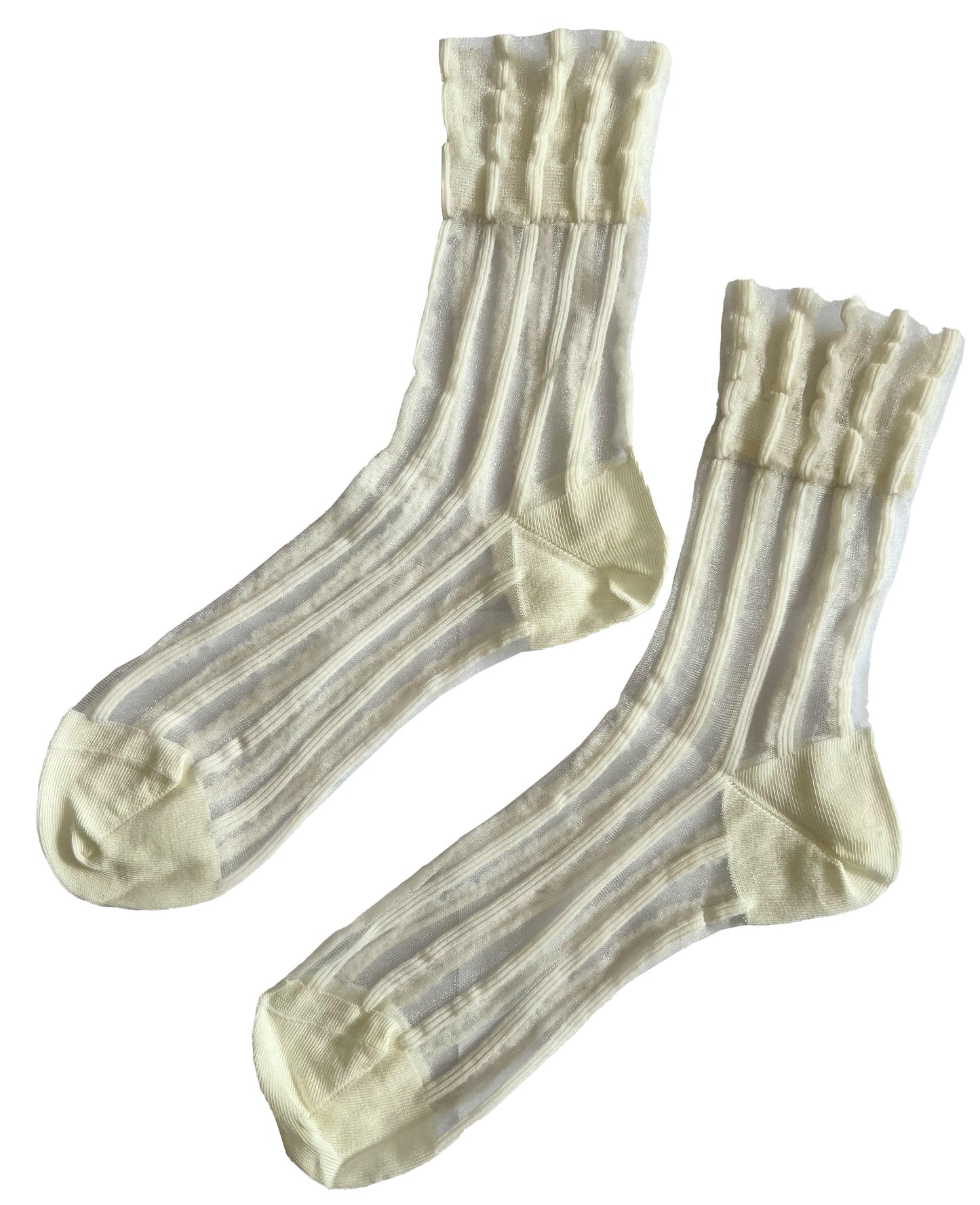 Mesh Socks - Cream