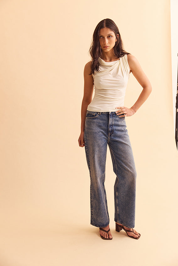Twist Tank - Ivory