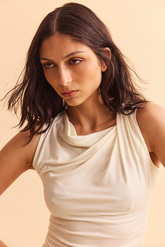 Twist Tank - Ivory