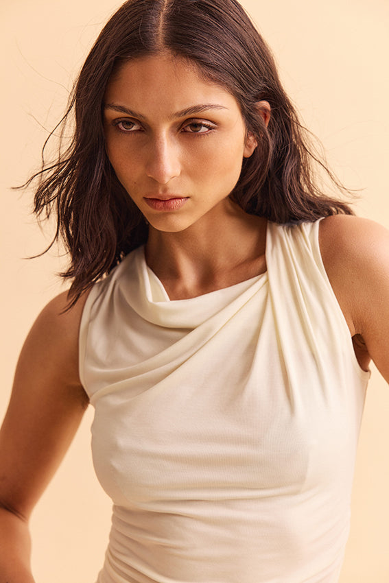 Twist Tank - Ivory