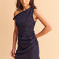 Twist Dress  - Navy blue