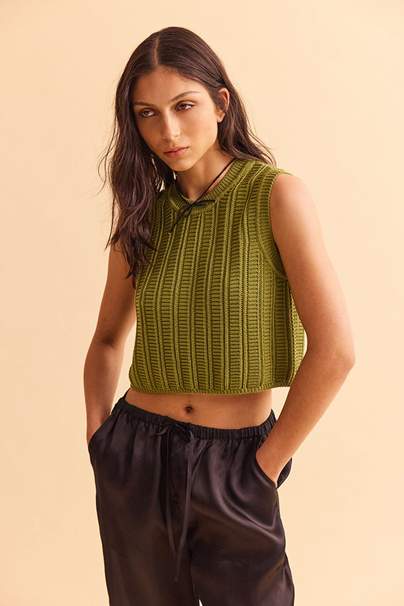 Belle Top - Olive