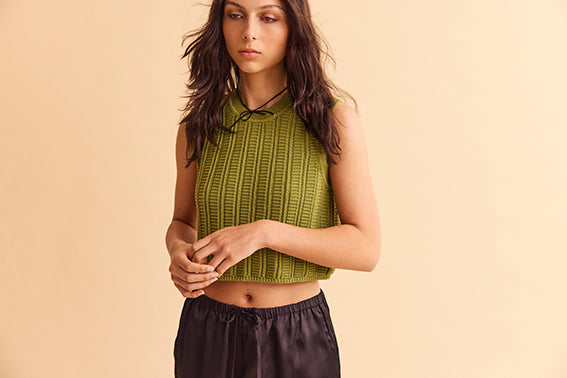 Belle Top - Olive