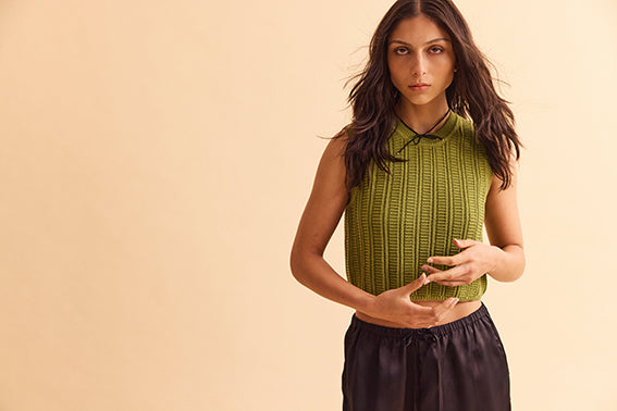 Belle Top - Olive