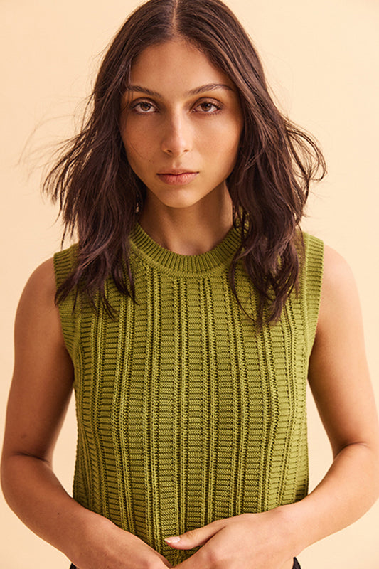 Belle Top - Olive