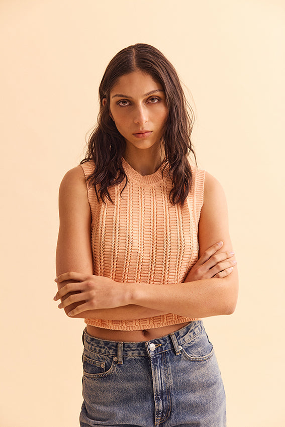 Belle Top - Peach