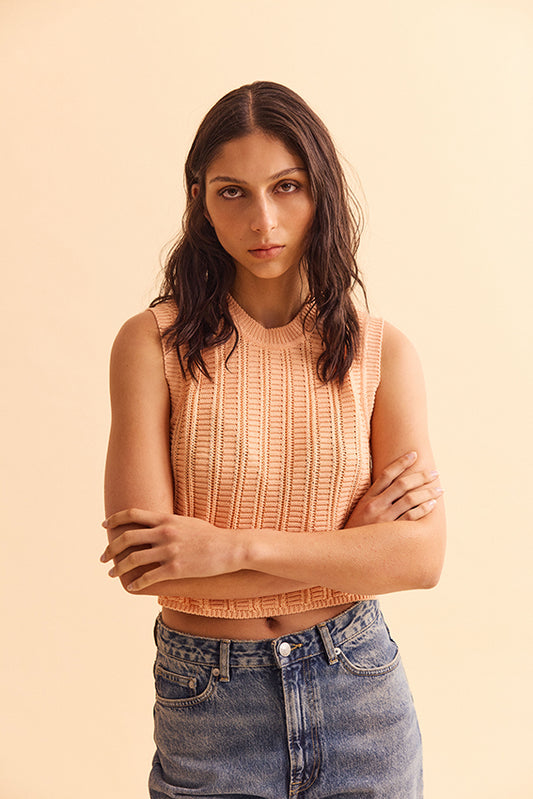 Belle Top - Peach