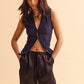 Vera Vest - Navy