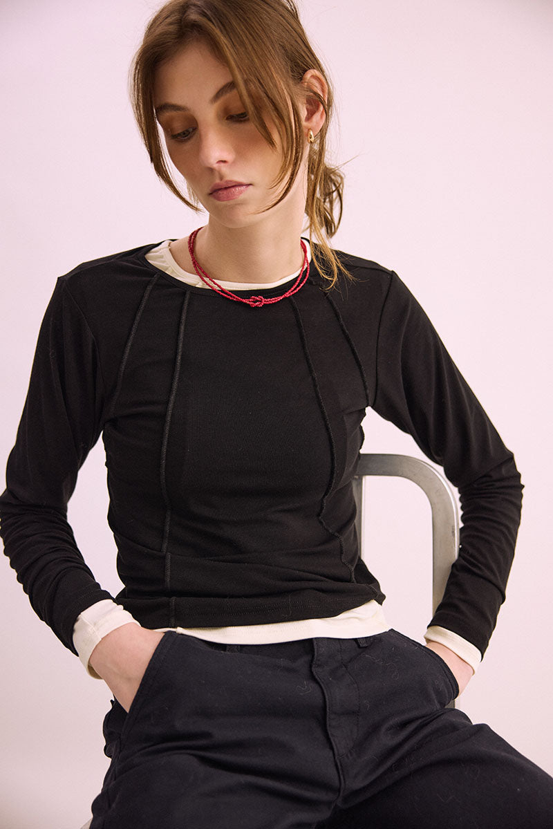Seam Top - Black