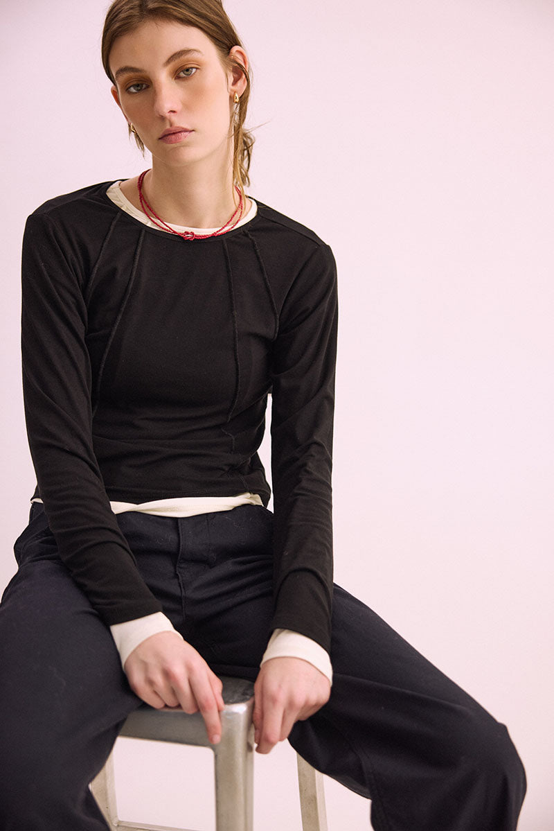 Seam Top - Black