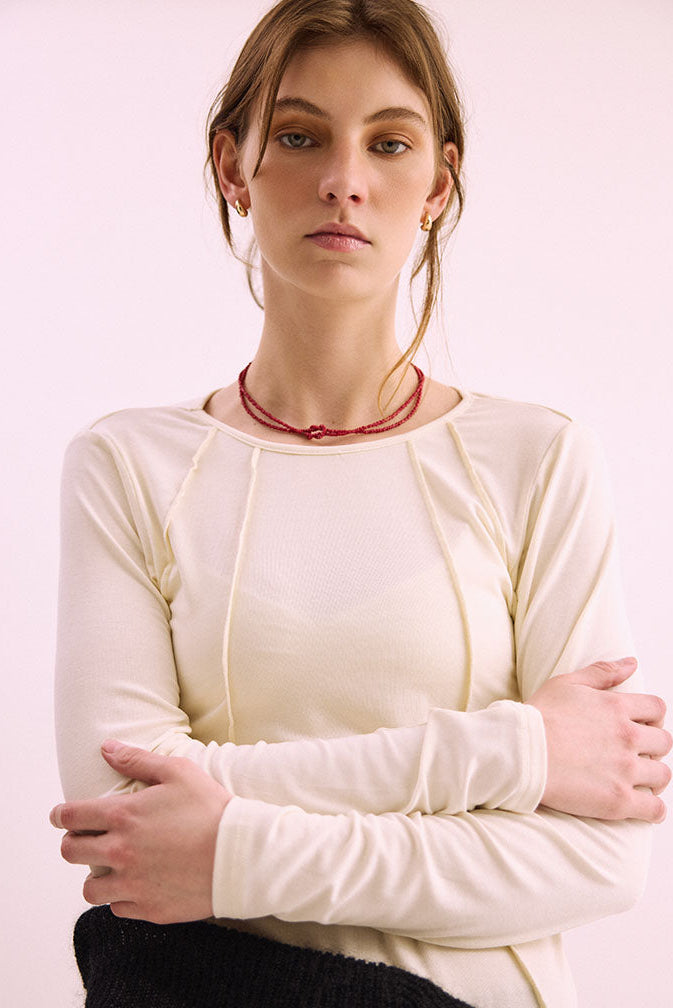 Seam Top - Ivory