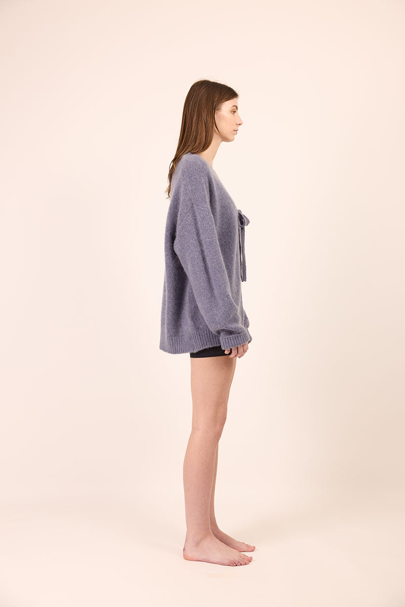 Maya Cardi - Denim Blue