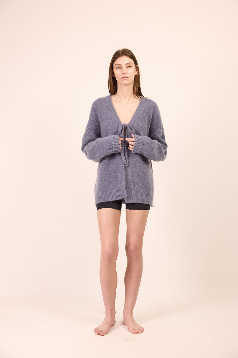 Maya Cardi - Denim Blue