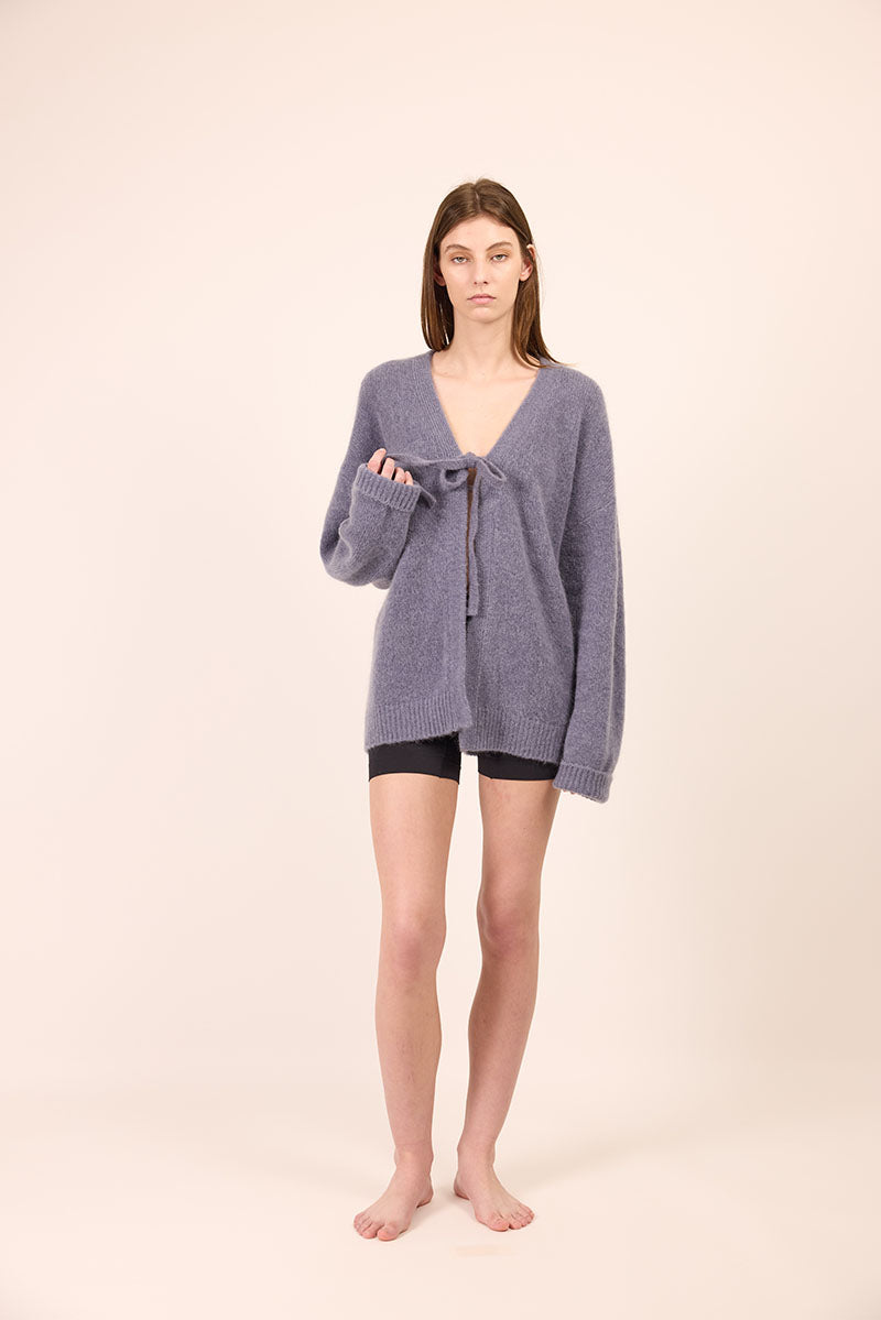 Maya Cardi - Denim Blue