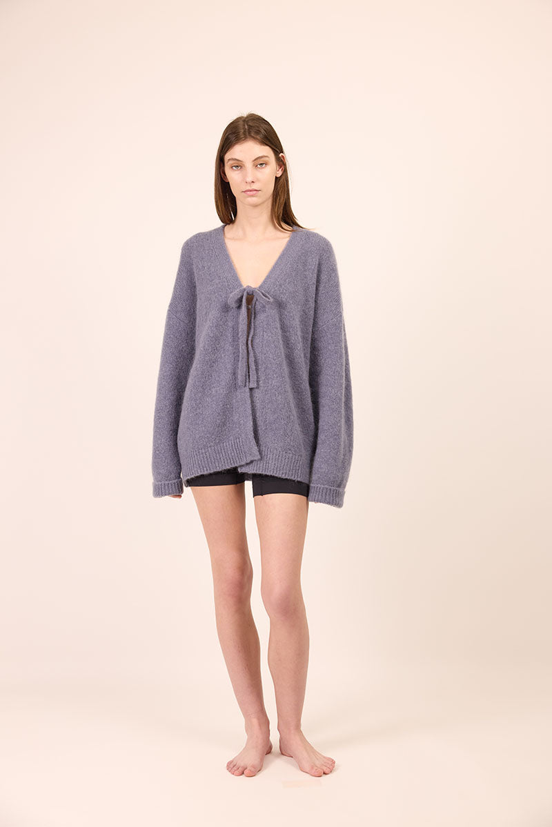 Maya Cardi - Denim Blue