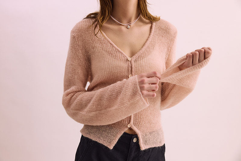 Lotus Cardi - Pink