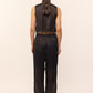 Partie Top  - Black silk