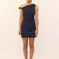 Twist Dress  - Navy blue