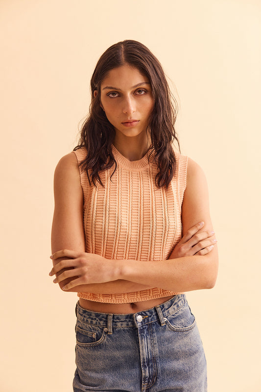 Belle Top - Peach