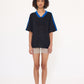Game Top - Black / Electric Blue