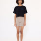 Circle Crop Tee- Black