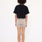 Circle Crop Tee- Black