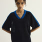 Game Top - Black / Electric Blue