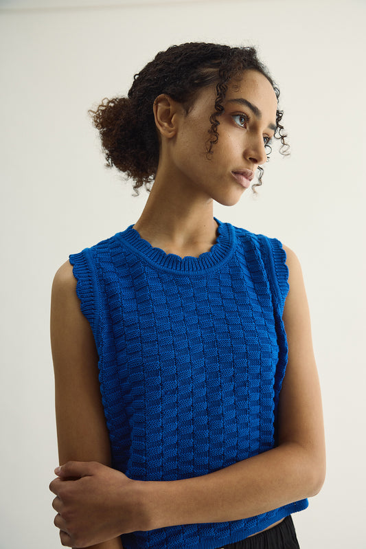 Ruth Top - Electric Blue