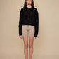 Squares Cardi - Black Sparkle