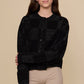 Squares Cardi - Black Sparkle