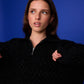 Ola Zip Sweater - Black Sparkle