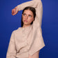 Squares Cardi - Oat Sparkle