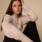 Squares Cardi - Oat Sparkle