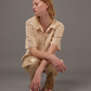 Hand-Crochet Shirt - Nudes