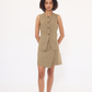 Button Vest - Olive